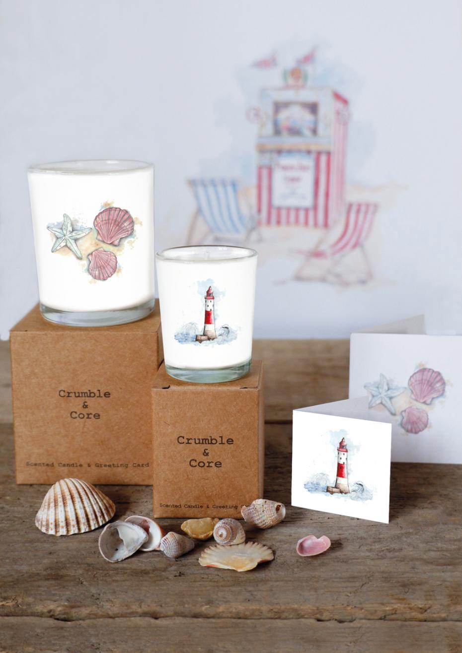 Seaside Boxed Candles & Cards
